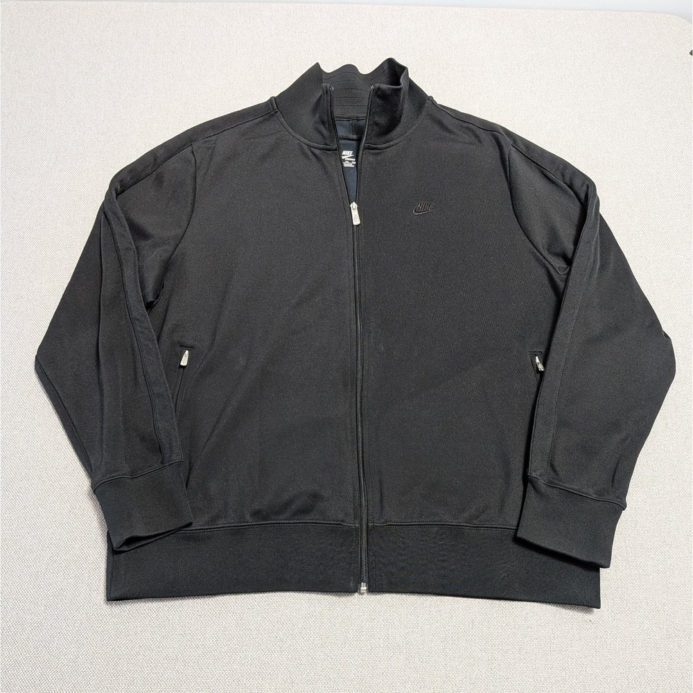 Nike Sportswear Men's Jacket XXL Black Full Zip Track Activewear